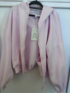 Blogilates Marshmallow Hoodie in Light Pink